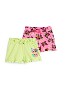 C&A Multipack 2er-L.O.L. Surprise-Shorts, Pink, Größe: 110