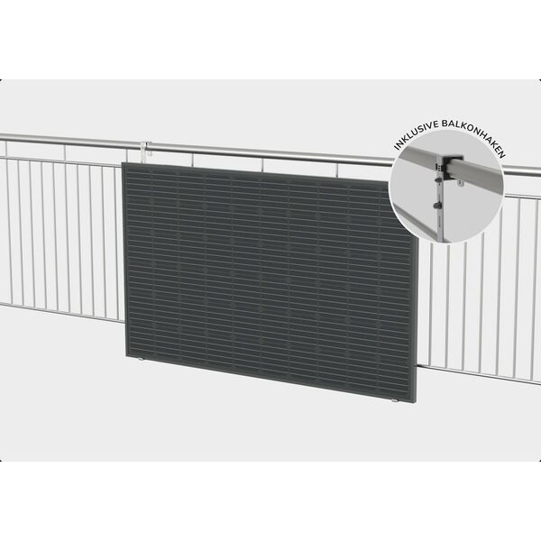 Bild 1 von EET Solaranlage LightMate Balkon Plug-in Photovoltaik mit Schukokabel