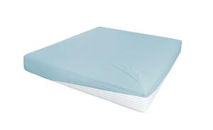 Jersey-Elastan Boxspringlaken blau Baumwollmischgewebe Maße (cm): B: 150 H: 26 T: 26 Bettwaren