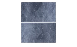 Herdabdeckplatten, 2er Set grau Glas  Maße (cm): B: 30 H: 0,4 Küchenzubehör