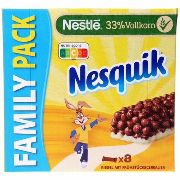 Bild 1 von Nestlé Nesquik Cerealien-Riegel, 8er Pack