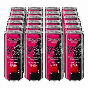 Coca-Cola Zero Movement Rosalia 0,25 Liter Dose, 24er Pack
