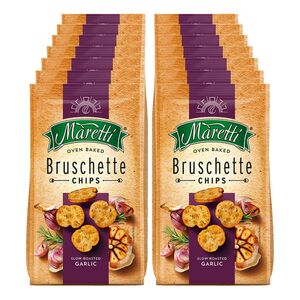 Maretti Bruschette Chips Knoblauch 150 g, 14er Pack