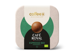 CAFE ROYAL CoffeeB Espresso BIO 9er Kaffeekugel (Nur für Globe Kaffeemaschine geeignet.)