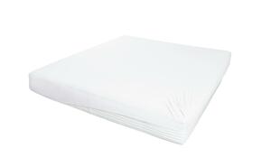 Jersey-Elastan Boxspringlaken weiß Baumwollmischgewebe Maße (cm): B: 190 H: 26 T: 26 Bettwaren