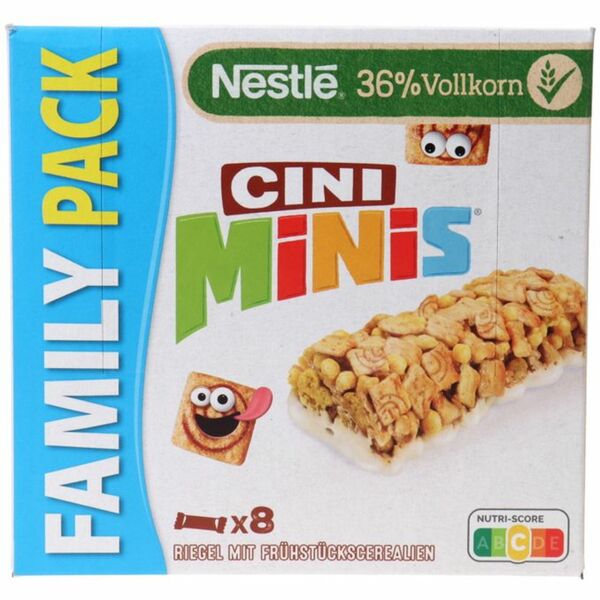 Bild 1 von Nestlé Cini Minis Cerealien-Riegel, 8er Pack