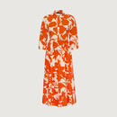 Bild 1 von Wadenlanges Blusenkleid aus Baumwollpopelin mit Floraldruck