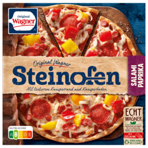 Original Wagner Steinofen Pizza Salami Paprika tiefgefroren 340g