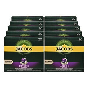 Jacobs Kaffee Lungo Intenso 20 Kapseln 104 g, 10er Pack