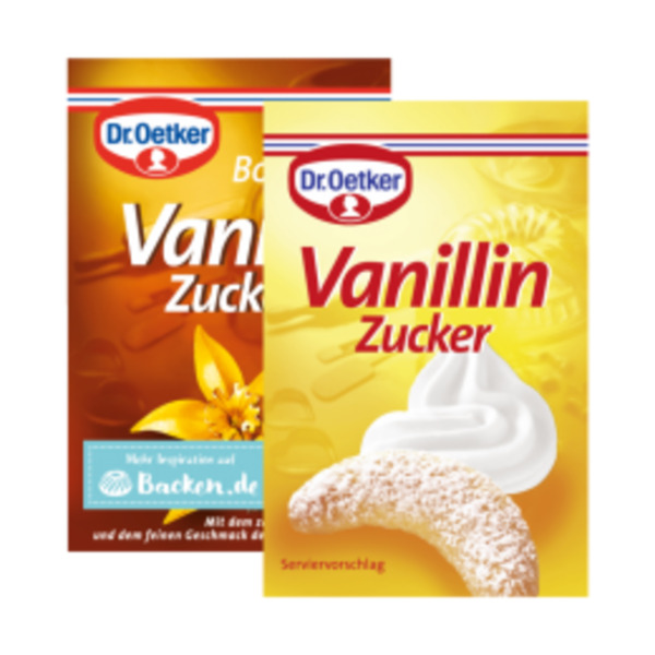 Bild 1 von Dr. Oetker Vanillin/Bourbon-Vanillezucker oder original Backin Backpulver