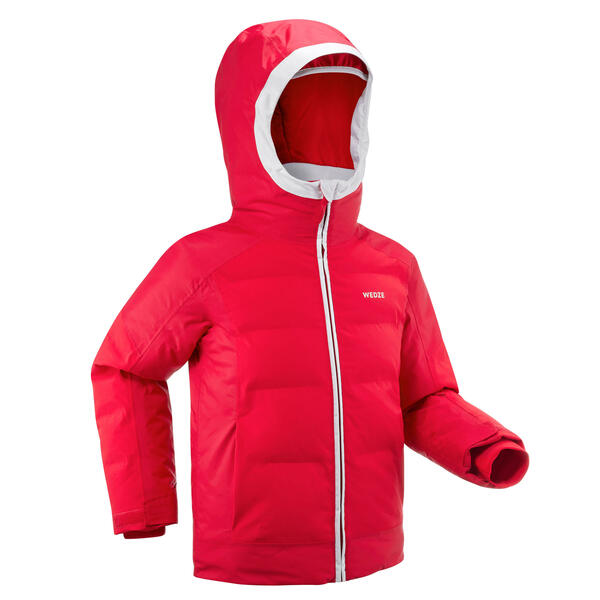 Bild 1 von Skijacke Daunenjacke Kinder wasserdicht Piste - 580 rot