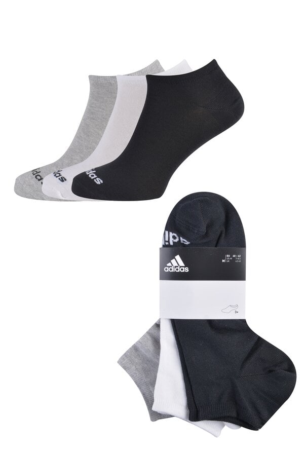 Bild 1 von Adidas Sneakersocken - versch. Farben und Größen - schwarz/weiß/grau, Gr. L 43/45