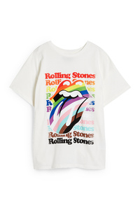 C&A CLOCKHOUSE-T-Shirt-Rolling Stones, Weiß, Größe: XS