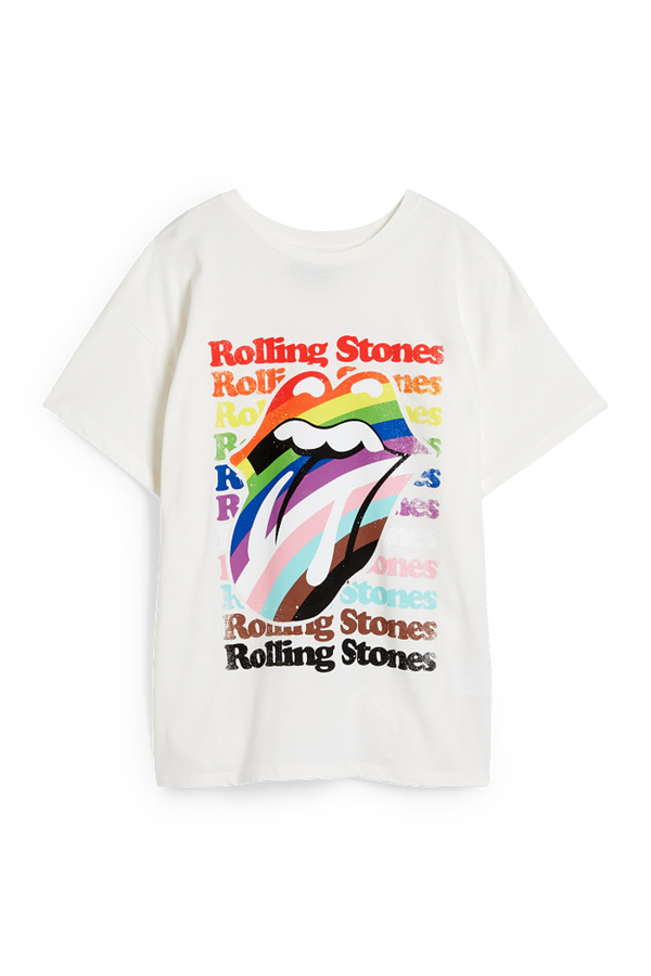 Bild 1 von C&A CLOCKHOUSE-T-Shirt-Rolling Stones, Weiß, Größe: XS