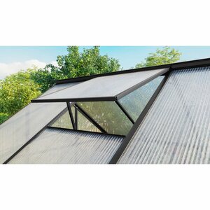 Vitavia Alu-Dachfenster Triton ohne Glas 61,5 cm x 66,7 cm Schwarz