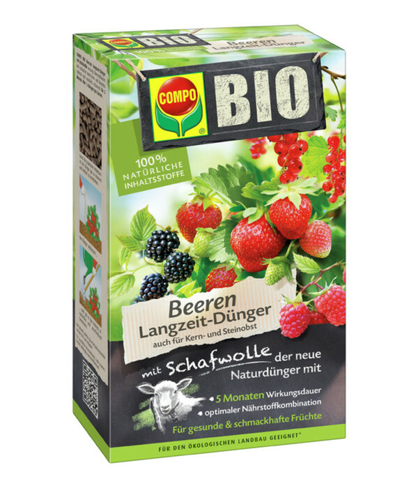 Bild 1 von COMPO BIO Beeren Langzeit-Dünger mit Schafwolle