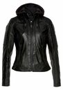 Bild 3 von ALPENBLITZ Lederjacke Singapur im Biker-Look mit abnehmbarer Kapuze