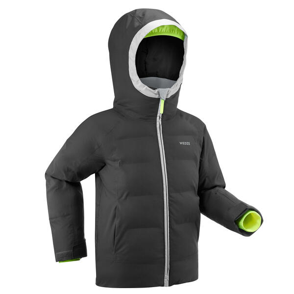 Bild 1 von Skijacke Daunenjacke Kinder warm wasserdicht - 580 grau