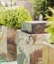 Bild 3 von Climaqua Naturschiefer-Gartenbrunnen Vida mit LED-Beleuchtung