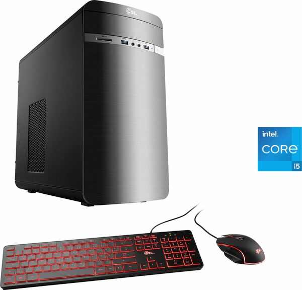 Bild 1 von CSL Speed V25129 PC (Intel® Core i5 12400, Intel UHD Graphics 730, 16 GB RAM, 1000 GB SSD, Luftkühlung)