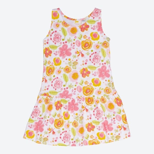 Bild 1 von Kinder-Mädchen-Kleid mit Blumenmuster