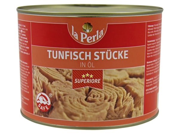 Bild 1 von La Perla Thunfisch Stücke In Öl (1,7 kg)