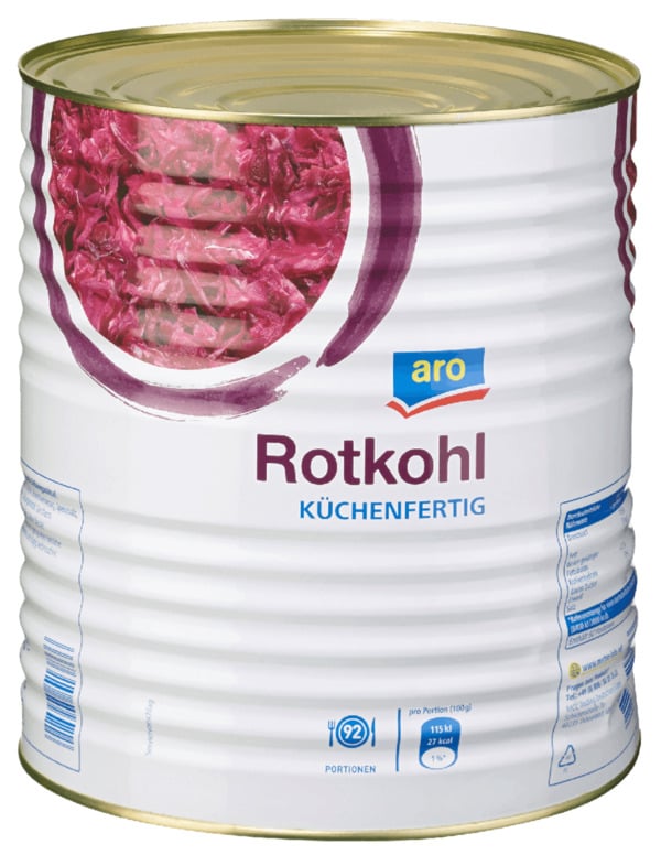 Bild 1 von aro Rotkohl (10,2 l)