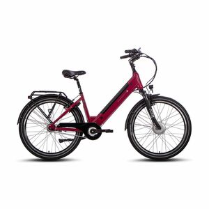 SAXONETTE City E-Bike Rücktritt Vorderradmotor int. Akku, 7 Gänge bis 120km Reichweite Comfort Plus 4.0