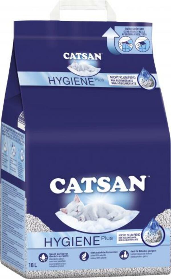 Bild 1 von Catsan Katzenstreu Hygiene Plus nicht klumpend