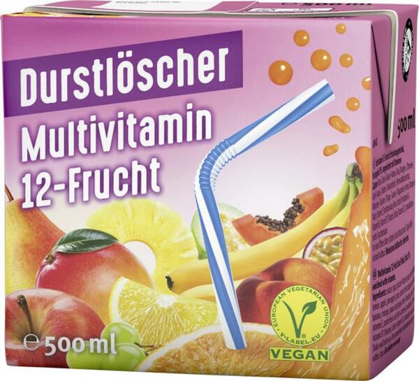 Bild 1 von Durstlöscher Multivitamin 12-Frucht