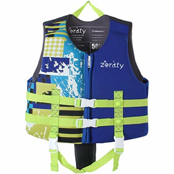 Bild 1 von Zeraty Kinder Schwimmweste Schwimmen Jacke für Kleinkinder mit Einstellbare Sicherheits Straps Alter 1-9 Jahre / 22-50 lbs