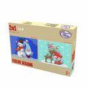 Bild 1 von CRAFT BUDDY Puzzle-Set Schneemann & Fuchs je 24 Teile 2tlg.