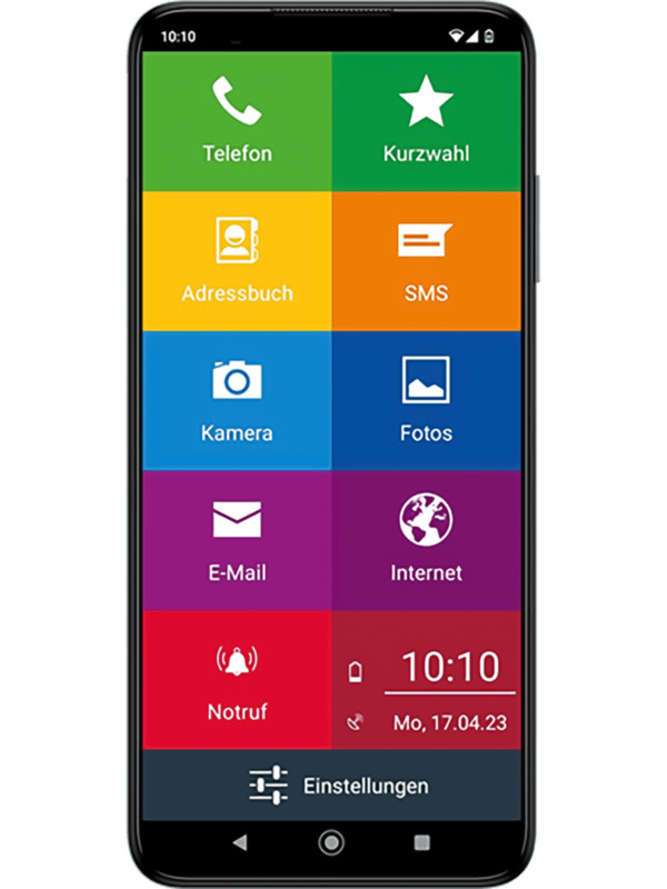 Bild 1 von Nokia G22 64 GB EinfachFon® Senioren Meteor Grey mit green LTE 6 GB