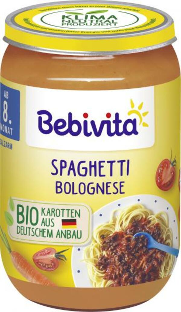 Bild 1 von Bebivita Spaghetti Bolognese