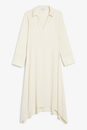 Bild 1 von Monki Asymmetrisches cremeweißes Hemdkleid Offwhite, Alltagskleider in Größe 32. Farbe: Off-white