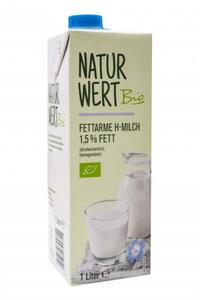 Naturwert Bio fettarme H-Milch 1,5 %