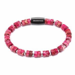 MONESSA Armband Heishi beads 1-Strang Magnetverschluss