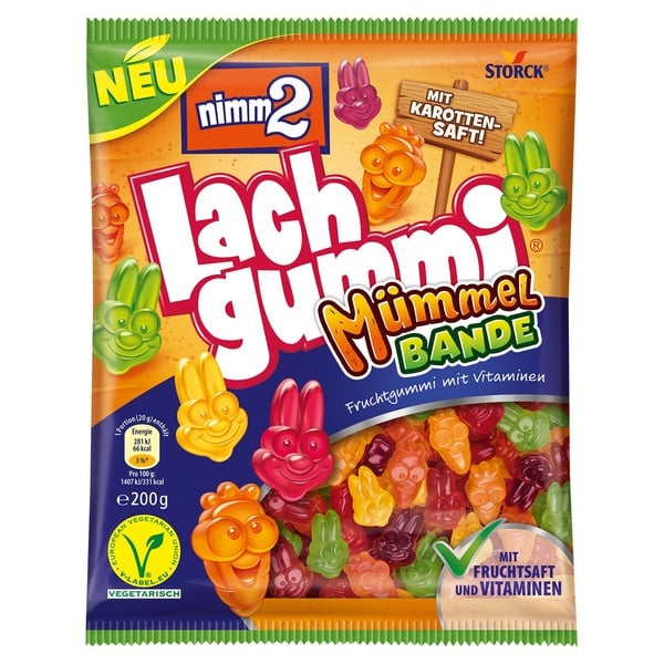 Bild 1 von NIMM2® Lachgummi®  Veggie 200 g