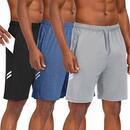 Bild 1 von Runhit 3er Pack Herren Laufhose Kurze mit TascheSchnelltrock