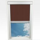 Bild 1 von Bella Casa, Dachfensterrollo Verdunklung, 116 x 61,3 cm (Höhe x Breite), braun/silber