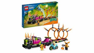 LEGO City Stuntz 60357 Stunttruck mit Feuerreifen-Challenge Spielzeug