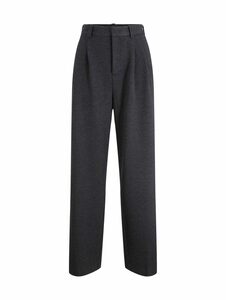 TOM TAILOR Denim Chinohose Strukturierte Palazzo-Hose mit Bundfalte 