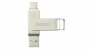 Bild 1 von Hama USB-Stick "C-Rotate Pro", USB-C 3.1/3.0, 256GB, 100MB/s, Silber