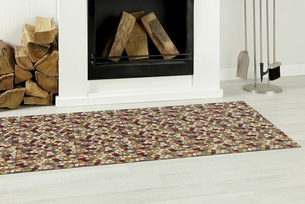 Bild 1 von Peyer Syntex Mira Jacquard Teppich Mosaik Multicolor 80 x 150 cm