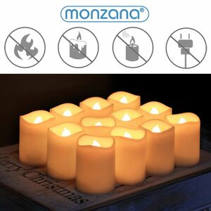 LED Kerzen 12tlg mit Fernbedienung inkl Batterien