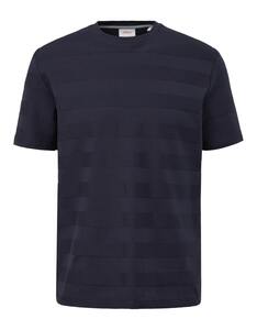 s.Oliver - T-Shirt mit Strukturmuster