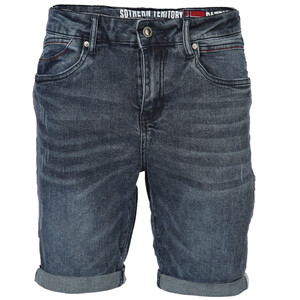 Herren Bermuda Jeanshose mit kleinen Details