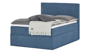 Boxi Boxspringbett 140 x 200 cm  Boxi blau Maße (cm): B: 140 H: 125 Betten