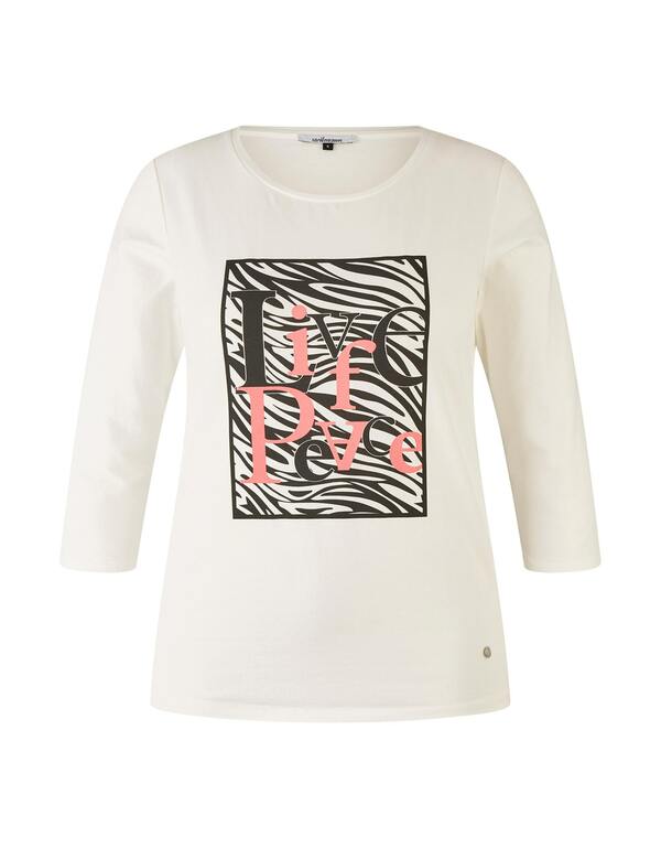Bild 1 von Steilmann Woman - 3/4 Arm Shirt mit Frontprint im Zebra-Design