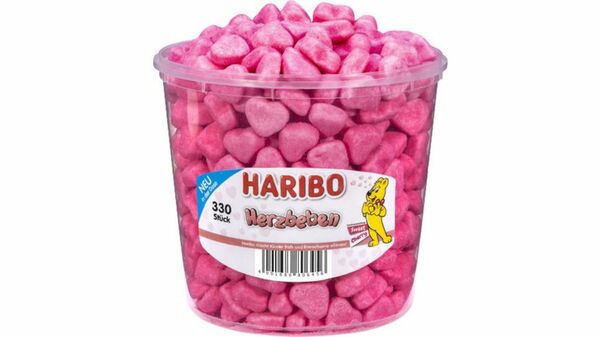 Bild 1 von Haribo Süssware Schaumzucker Herzbeben 1 RD 330 ST